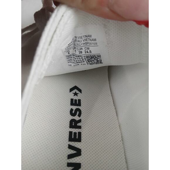 NWT Converse Women Chuck Taylor All Star Low Shoes, White-Size 8 - Picture 4 of 5